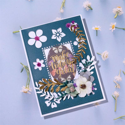 Inloveartshop Beautiful Flower Nature Background Board Cutting Dies