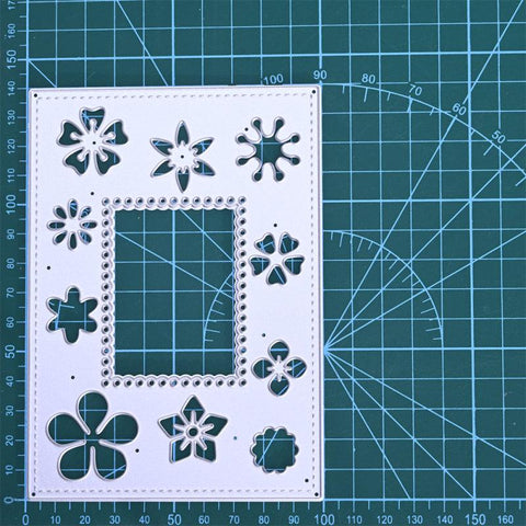 Inloveartshop Beautiful Flower Nature Background Board Cutting Dies