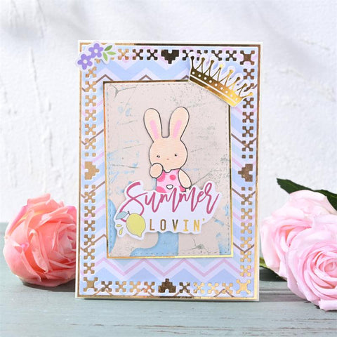 Inloveartshop Classic Rectangular Background Board Cutting Dies