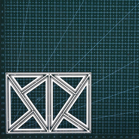 Inlovearts Rectangular Collage Background Cutting Dies