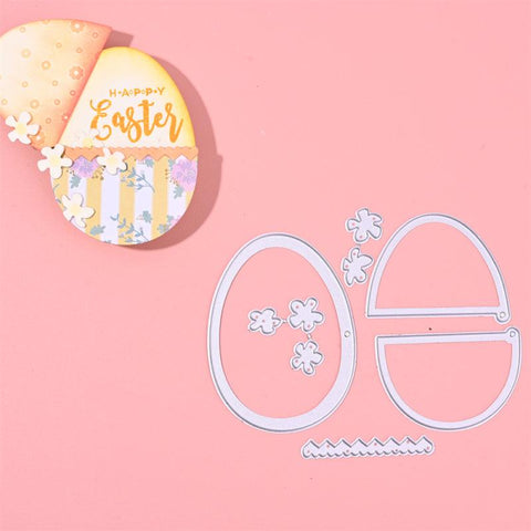 Inloveartshop 3D Easter Egg Frame Cutting Dies