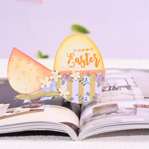 Inloveartshop 3D Easter Egg Frame Cutting Dies