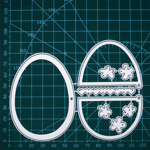 Inloveartshop 3D Easter Egg Frame Cutting Dies