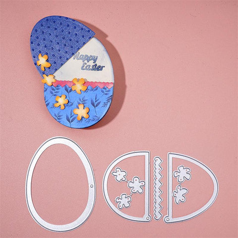 Inloveartshop 3D Easter Egg Frame Cutting Dies