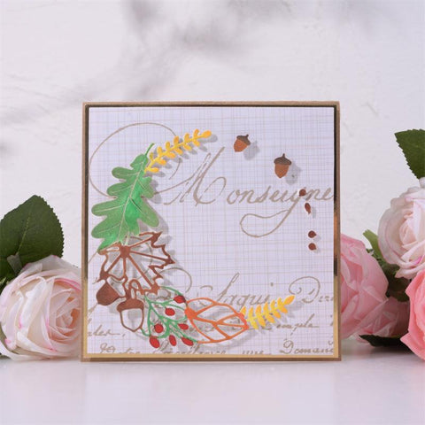 Inloveartshop Multiple Stitching Leaves Border and Frame Cutting Dies