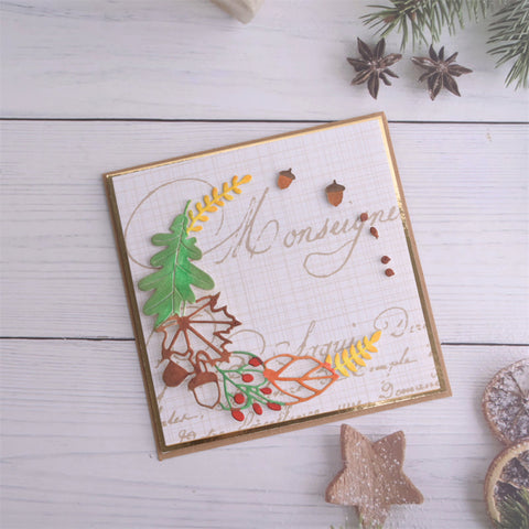 Inloveartshop Multiple Stitching Leaves Border and Frame Cutting Dies