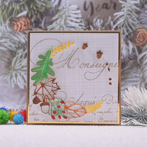 Inloveartshop Multiple Stitching Leaves Border and Frame Cutting Dies