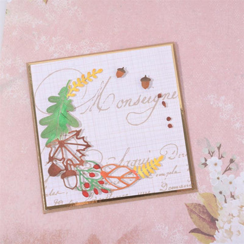 Inloveartshop Multiple Stitching Leaves Border and Frame Cutting Dies
