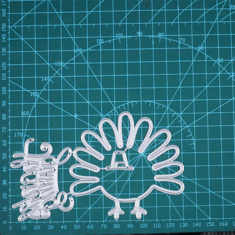 Inloveartshop "Thanksgiving" Word and Turkey Cutting Dies