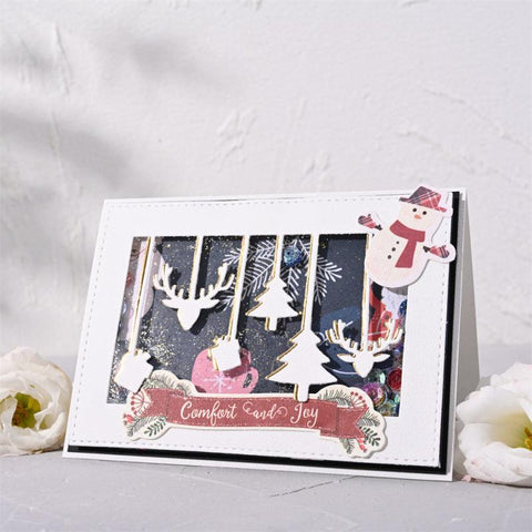 Inloveartshop Merry Christmas Frame Cutting Dies