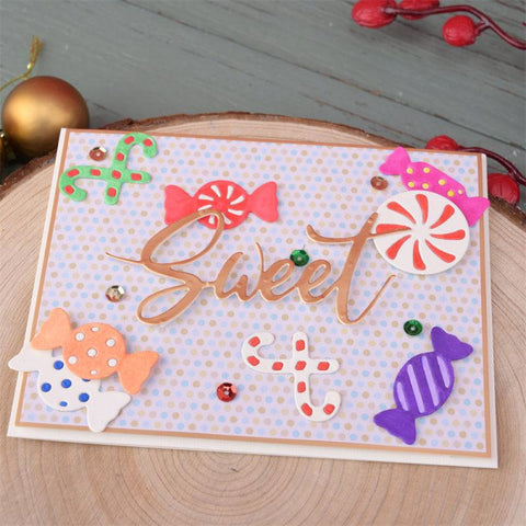 Inloveartshop Multiple Sweet Candies Tag and Decoration Cutting Dies