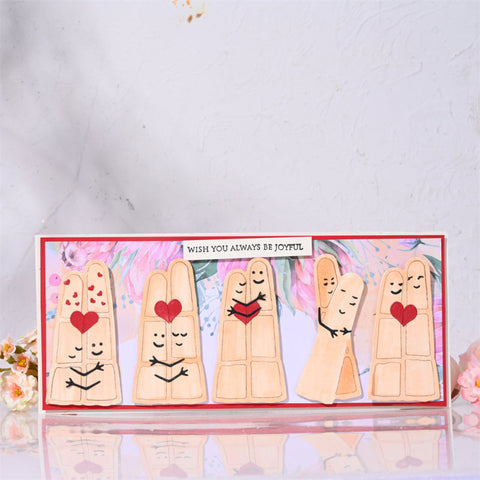 Inloveartshop Lovely Fingers Decoration Cutting Dies