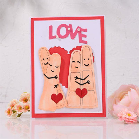 Inloveartshop Lovely Fingers Decoration Cutting Dies