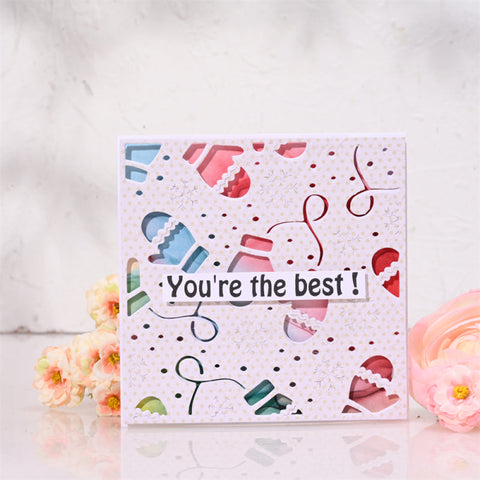 Inloveartshop Winter Gloves Background Board Cutting Dies