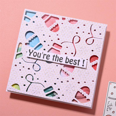 Inloveartshop Winter Gloves Background Board Cutting Dies