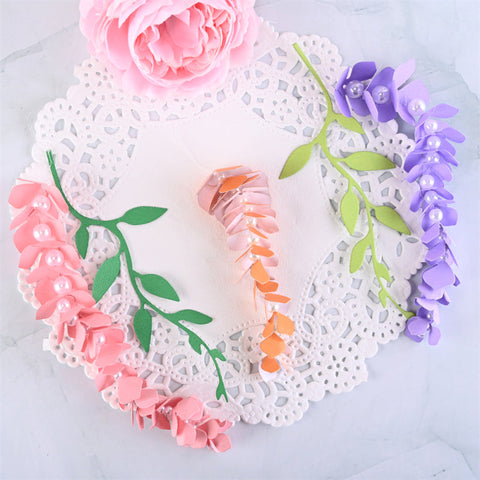 Inloveartshop Vine Flowers Nature Decor Metal Cutting Dies
