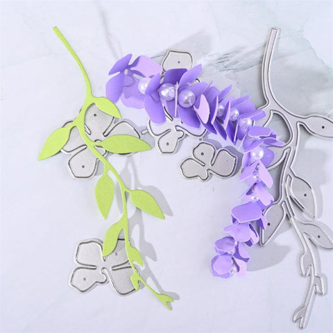 Inloveartshop Vine Flowers Nature Decor Metal Cutting Dies