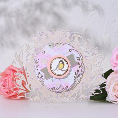 Inloveartshop Exquisite Leaves and Flowers Border and Frame Cutting Dies