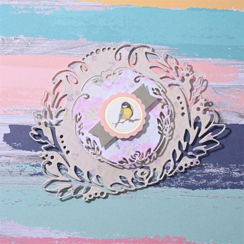 Inloveartshop Exquisite Leaves and Flowers Border and Frame Cutting Dies
