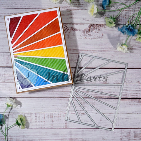 Inlovearts Laser Line Background Board Cutting Dies
