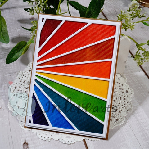Inlovearts Laser Line Background Board Cutting Dies