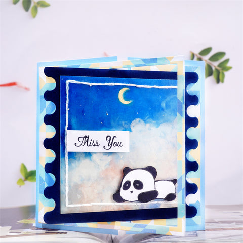 Inlovearts Rectangle Frame Background Cutting Dies