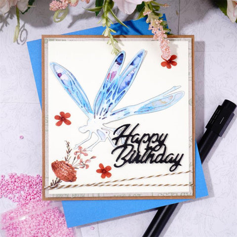Inlovearts Dragonfly Metal Cutting Dies