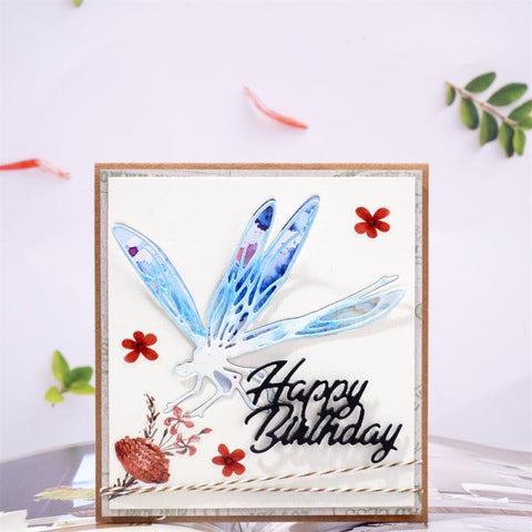 Inlovearts Dragonfly Metal Cutting Dies