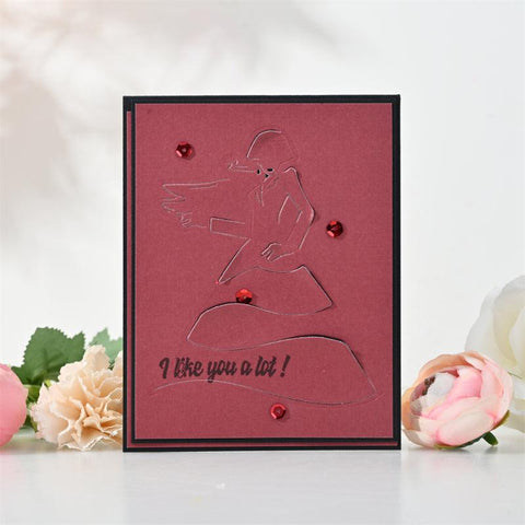 Woman In Dress Metal Cutting Dies