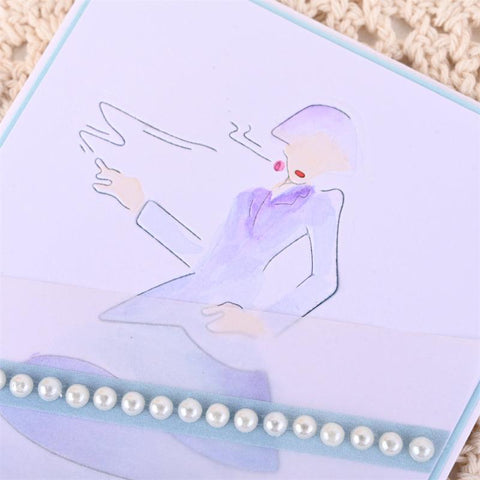 Woman In Dress Metal Cutting Dies