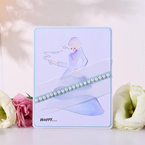 Woman In Dress Metal Cutting Dies
