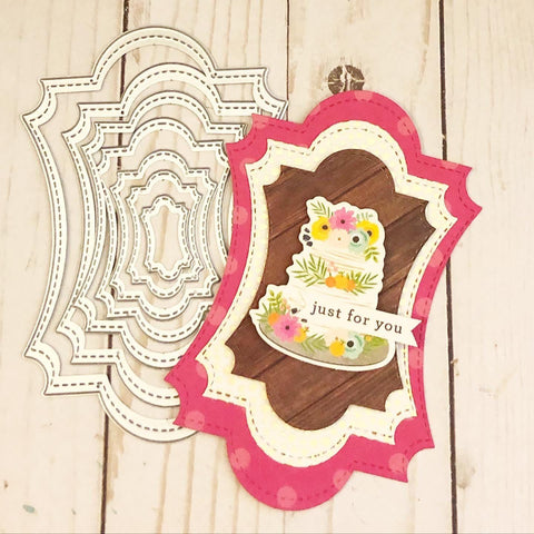 Stitched Ornament Nesting Dies - Inlovearts