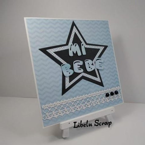 Stitched Star Nesting Frame Dies - Inlovearts
