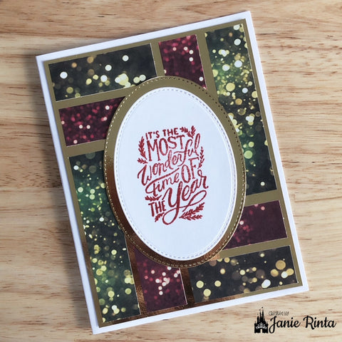 Inlovearts Christmas Wish Word Decors Clear Stamps