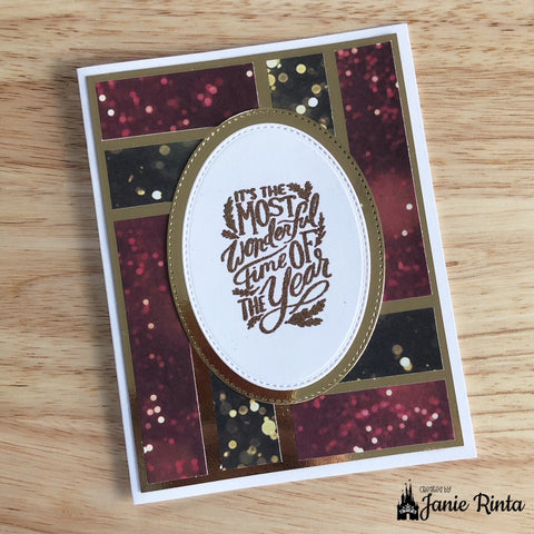 Inlovearts Christmas Wish Word Decors Clear Stamps
