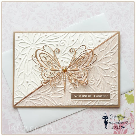 Inlovearts Sunflower and Ivy Emboss Folder