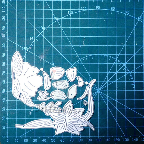 Inlovearts Floral High Heel Cutting Dies