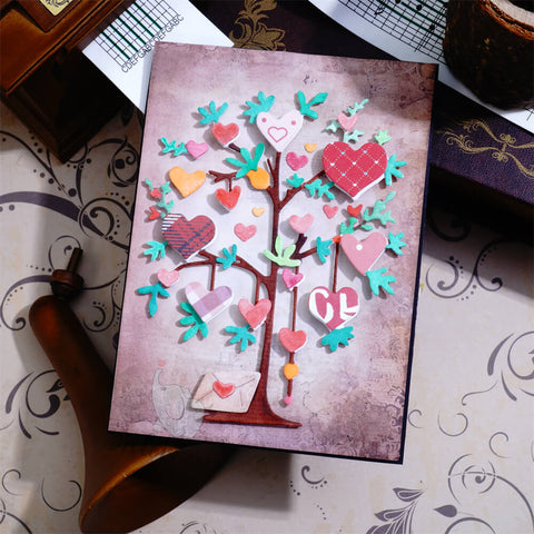 Inlovearts Sweet Heart Tree Cutting Dies