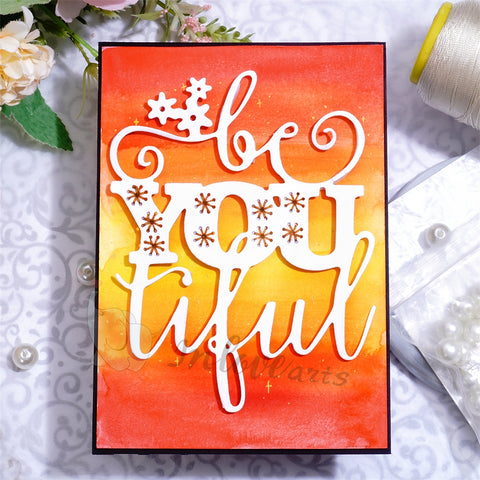 Inlovearts "be YOU tiful" Word Cutting Dies