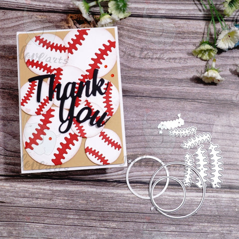 Inlovearts Baseball Cutting Dies