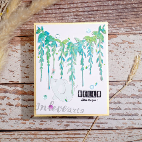 Inlovearts Hanging Leaf Decoration Cutting Dies