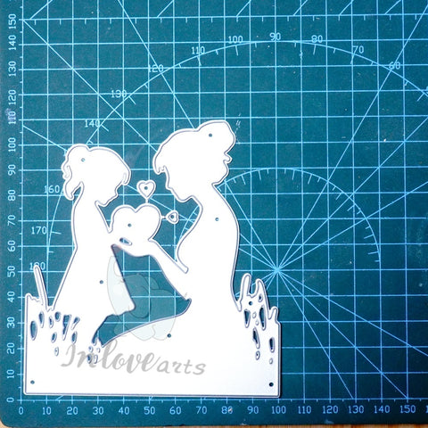 Inlovearts Mother and Daughter Cutting Dies