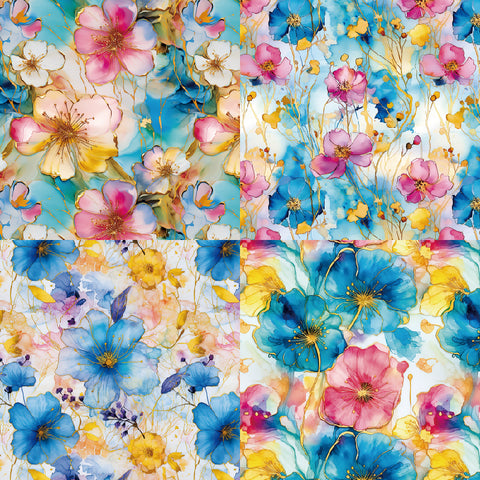 24PCS 6" Bloom in Sky Scrapbook & Cardstock Paper