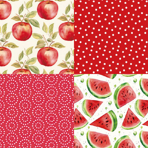 24PCS 6" Cherries the Cuffest Scrapbook & Cardstock Paper