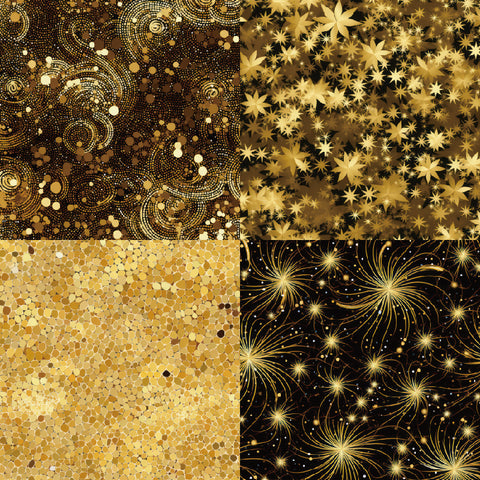 24PCS 6" Golden Cheers Scrapbook & Cardstock Paper