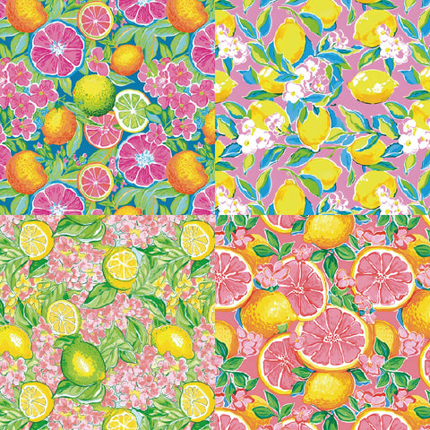 24PCS 6" Juicy Summer Scrapbook & Cardstock Paper