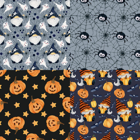 24PCS 6" Spooky Halloween Scrapbook & Cardstock Paper