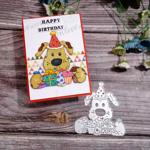 Inlovearts Gift Dog Cutting Dies