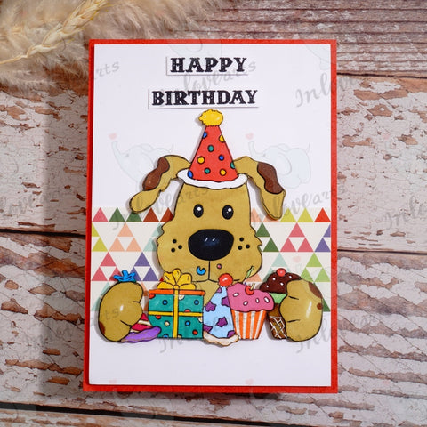 Inlovearts Gift Dog Cutting Dies