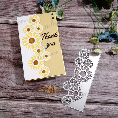 Inlovearts Sunflower Border Cutting Dies